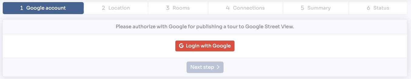 Login with Google button