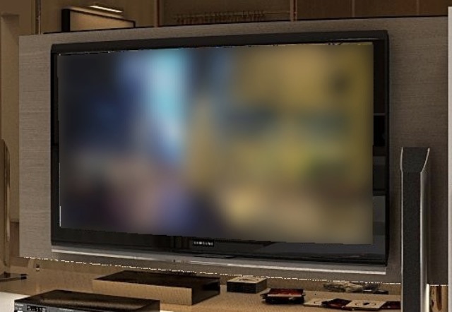 Blur area resized and positioned